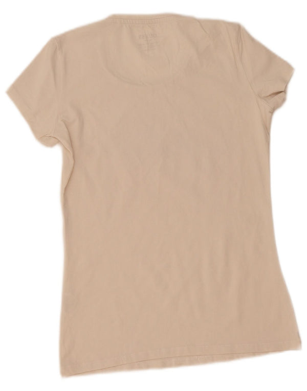 Tricou grafic Guess pentru femei Top UK 12 Medium White Bumbac