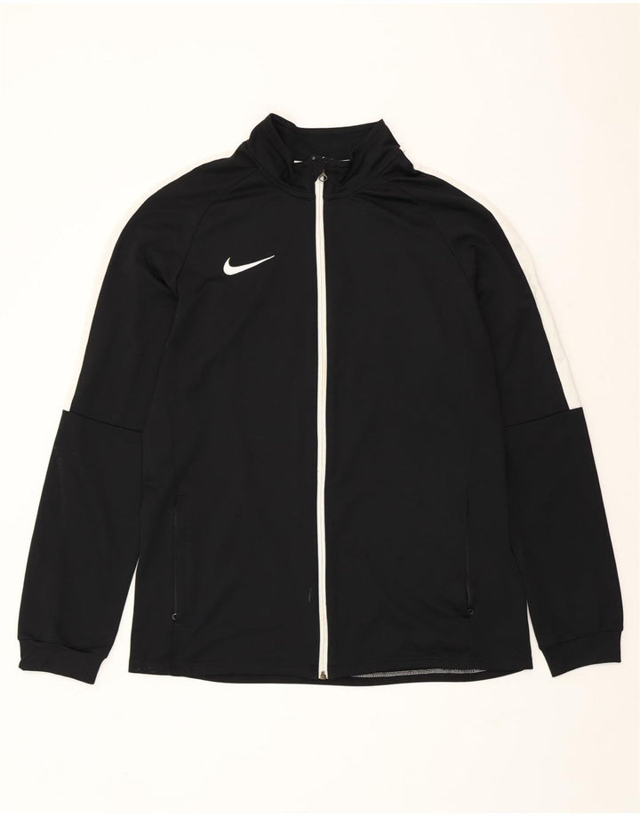 Jachetă de trening NIKE Dri Fit pentru bărbați, XL, poliester color bloc negru