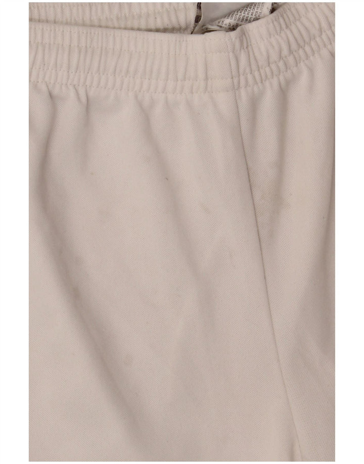 Pantaloni scurți sport Climalite ADIDAS pentru bărbați, poliester alb mediu