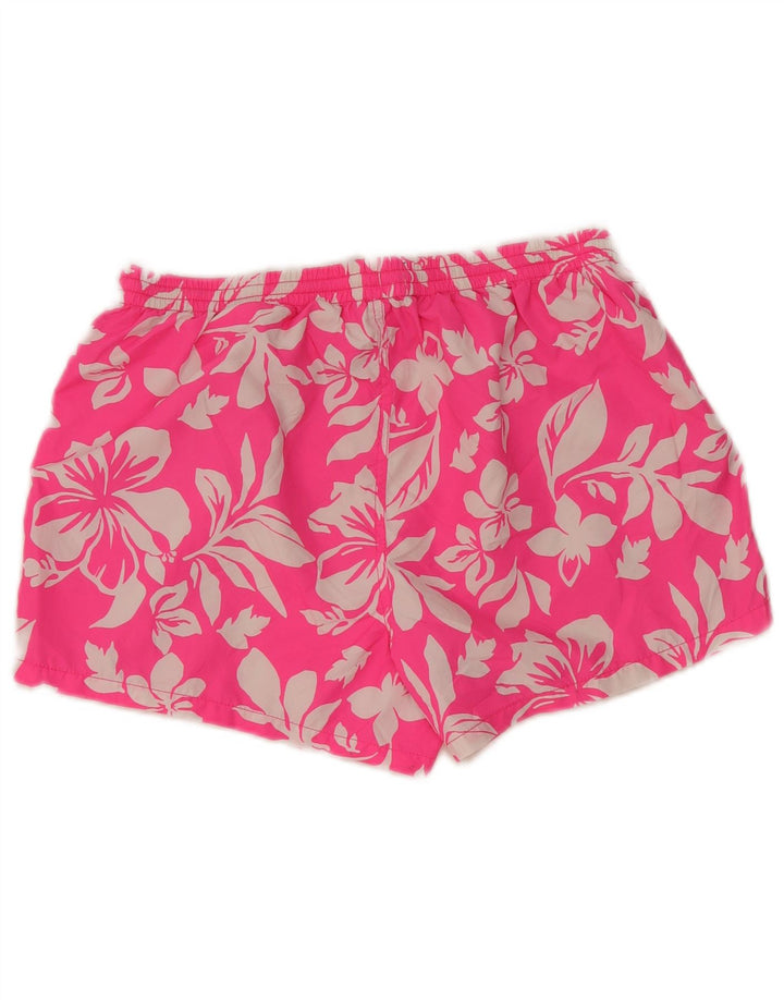 Pantaloni scurți sport pentru bărbați Zara, mari, roz, poliester floral