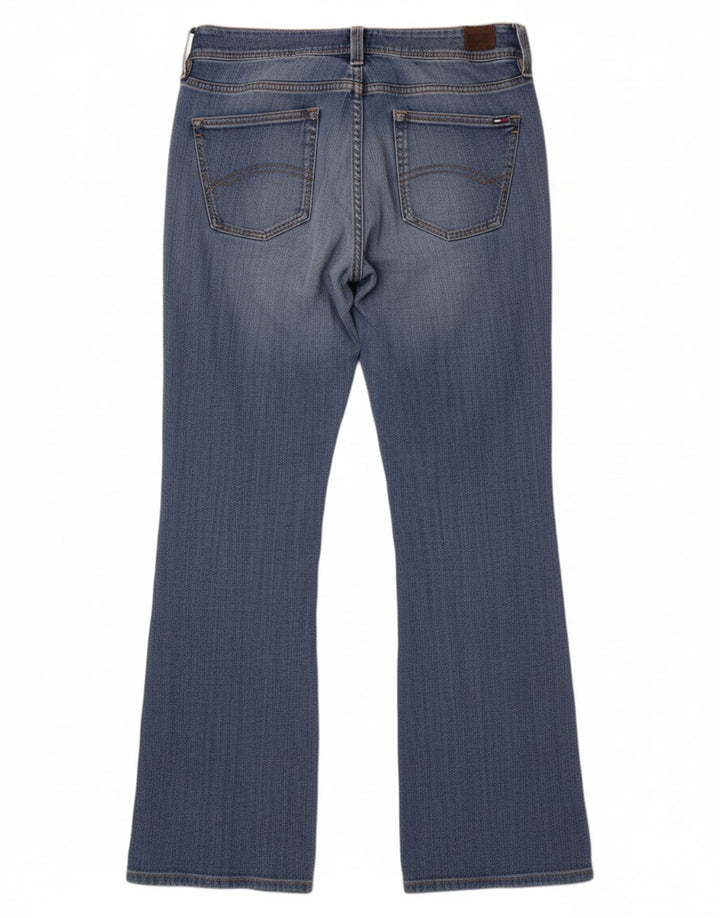 TOMMY HILFIGER Womens Bootcut Jeans W31 L32 Blue Cotton