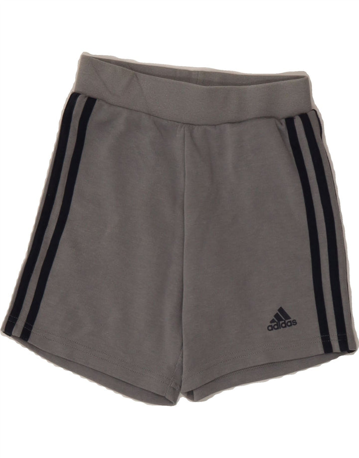 ADIDAS Boys Sport Shorts 6-7 Years  Grey Cotton Vintage Adidas and Second-Hand Adidas from Messina Hembry 