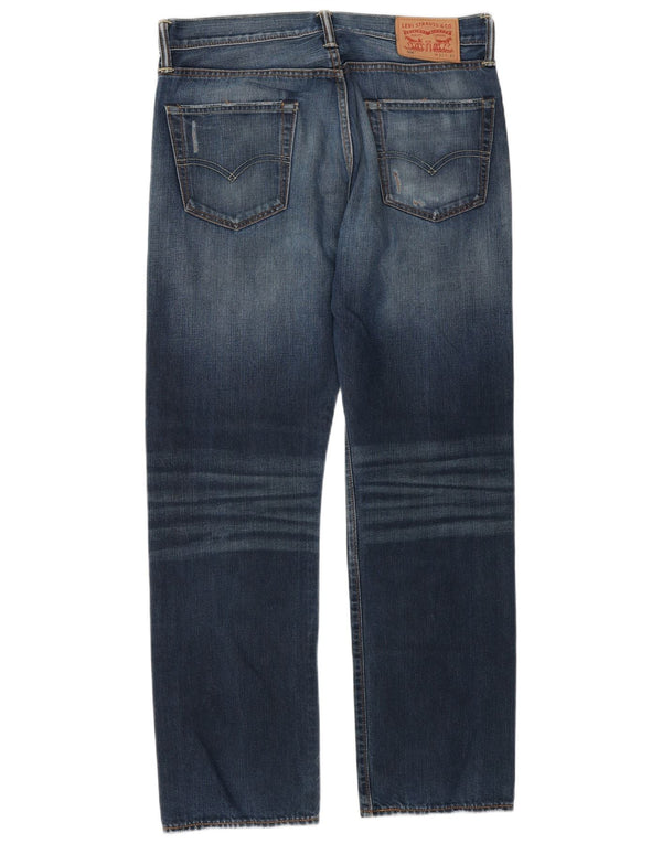 Blugi drepti pentru bărbați Levi's 504 W32 L32 Bumbac albastru