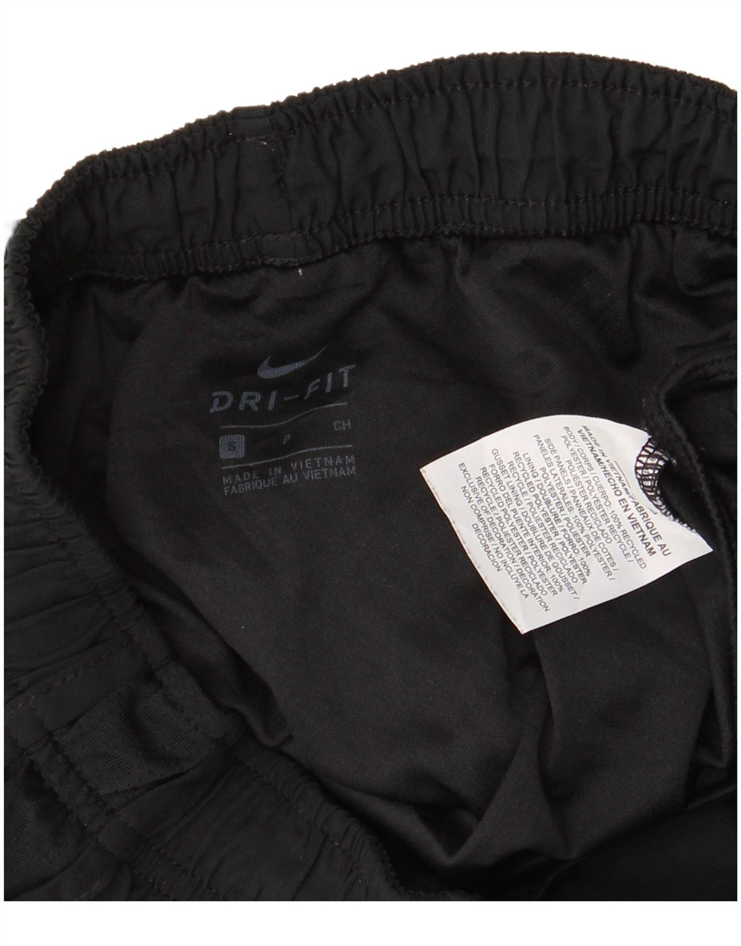 Pantaloni scurti sport NIKE Dri Fit pentru femei UK 10 Poliester negru mic