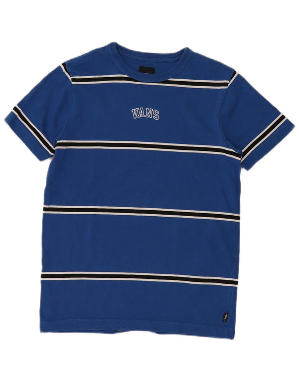 Tricou Bărbați VANS Top XS Bumbac cu dungi albastre