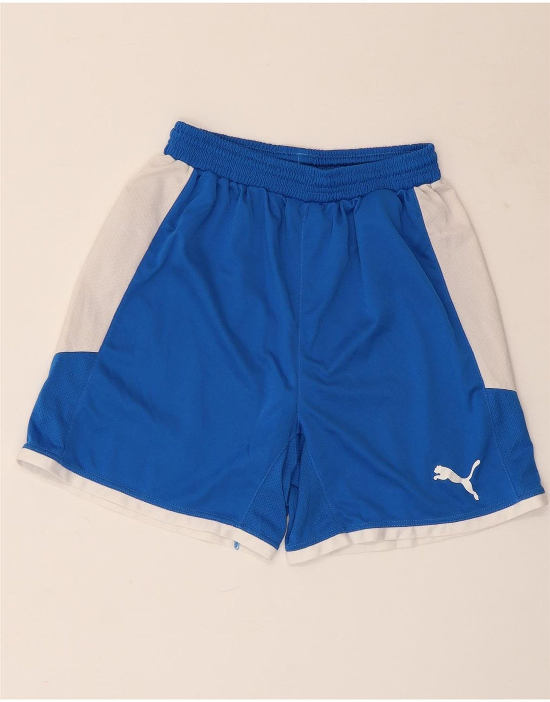 Pantaloni scurti sport PUMA pentru bărbați, albastru, poliester color bloc