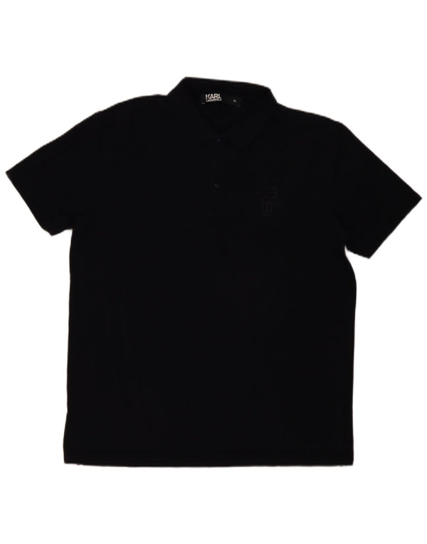 Tricou polo bărbați Karl Lagerfeld XL bleumarin