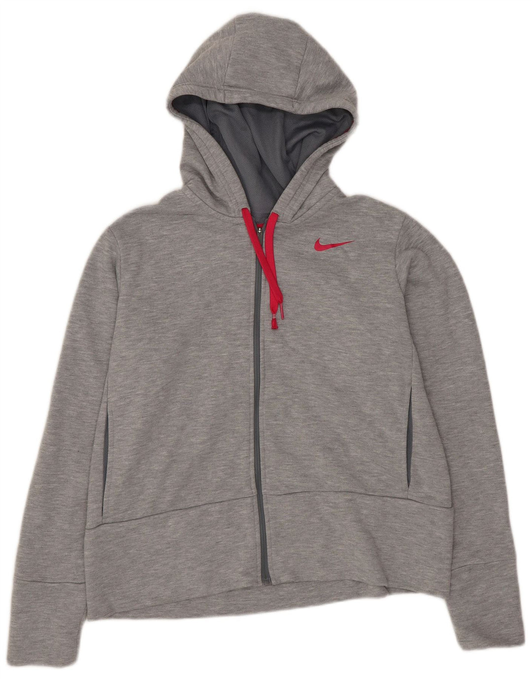 Pulover Nike pentru femei Dri Fit supradimensionat, cu fermoar, poliester, 10 UK