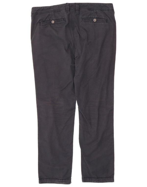 Pantaloni chino pentru bărbați Fat Face, cu tăiere clasică, L38 L31, bumbac bleumarin