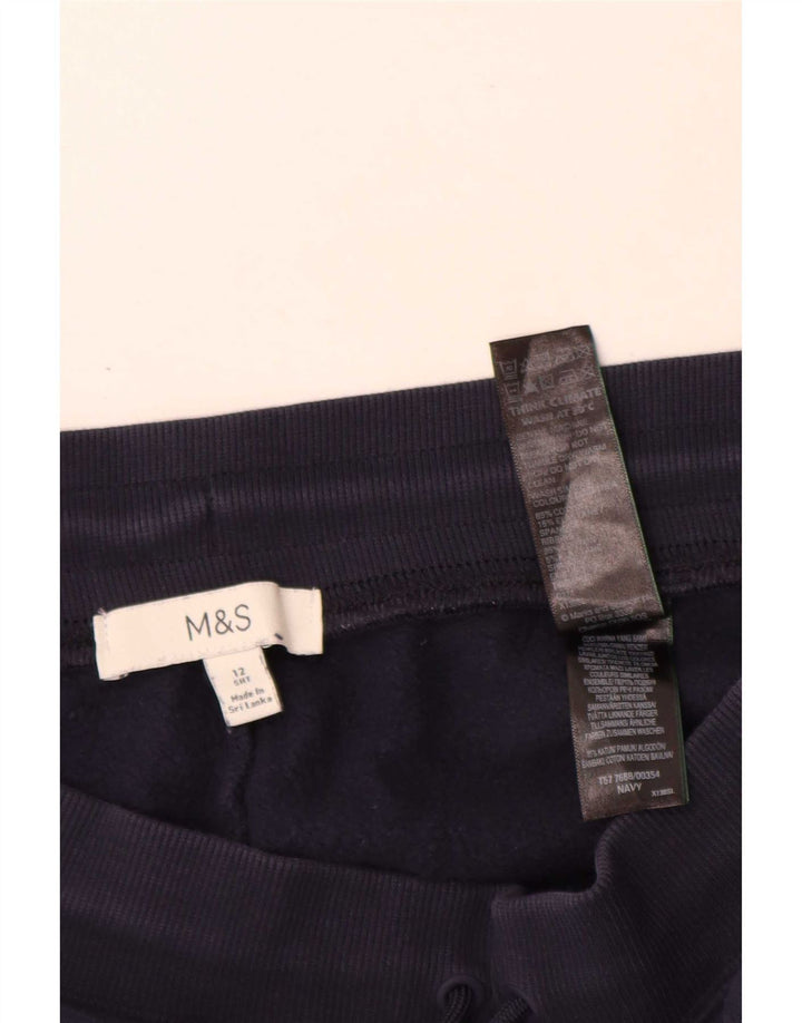 Pantaloni de trening pentru femei Marks & Spencer Crop UK 12 Medium Bleumarin