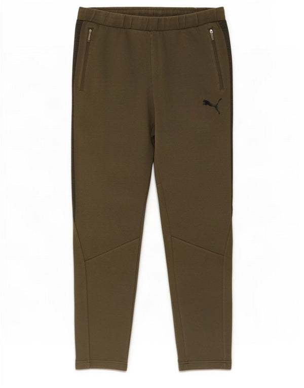 Pantaloni de trening Puma pentru bărbați, bumbac kaki mari