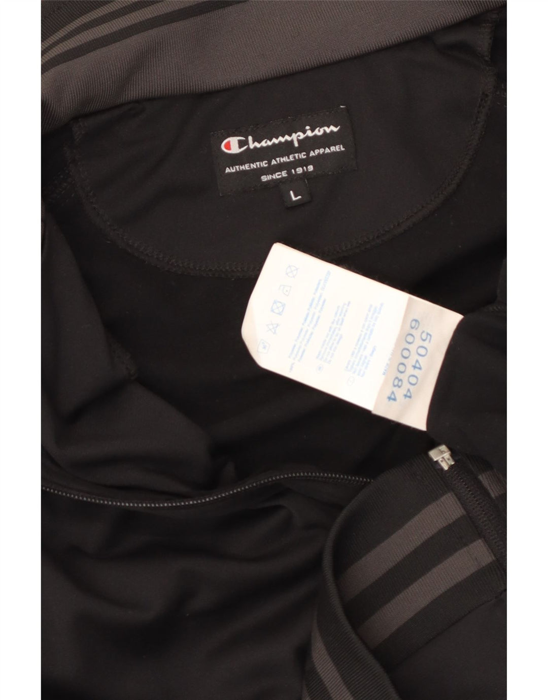 Jachetă de trening pentru bărbați CHAMPION, mare, negru, poliester