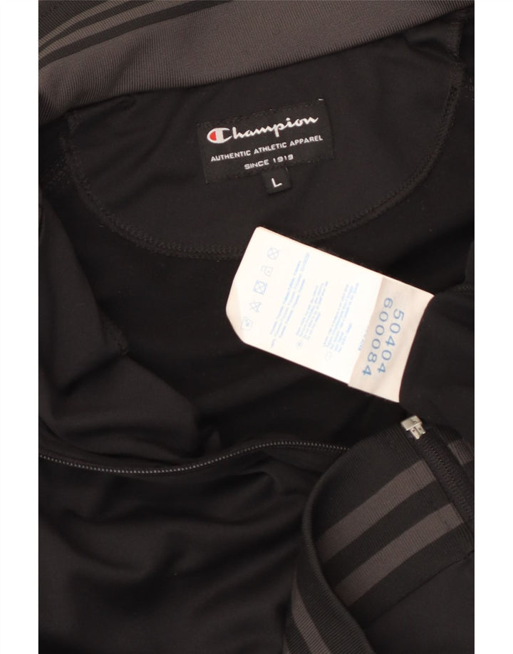 Jachetă de trening pentru bărbați CHAMPION, mare, negru, poliester