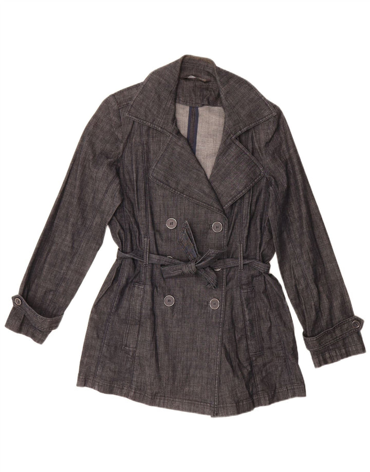 Trenci cu autograf pentru femei Marks & Spencer UK 12 Medium Bleumarin