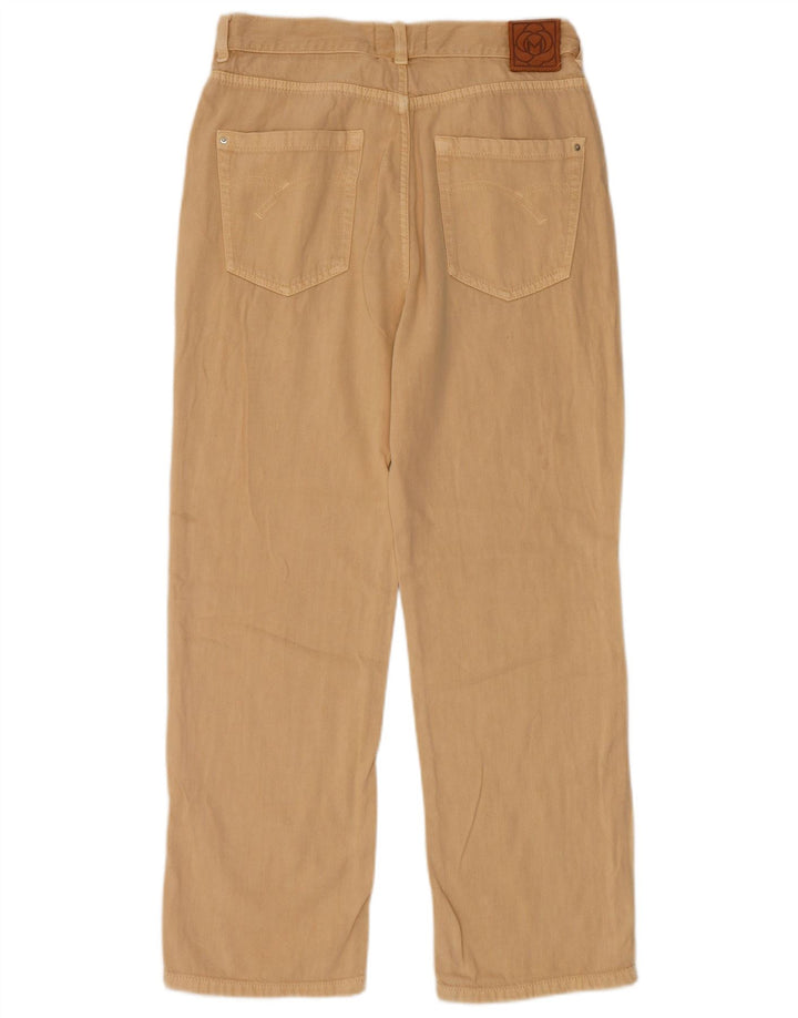Blugi conici pentru femei Mom Marella W28 L26 Bej