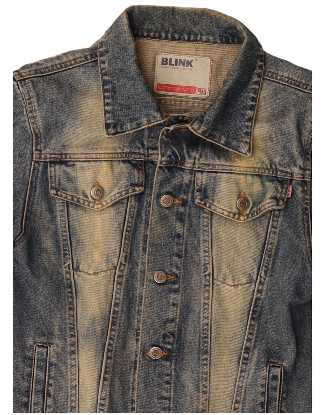 Jachetă de blugi Blink pentru bărbați UK 36 Small Blue Bumbac