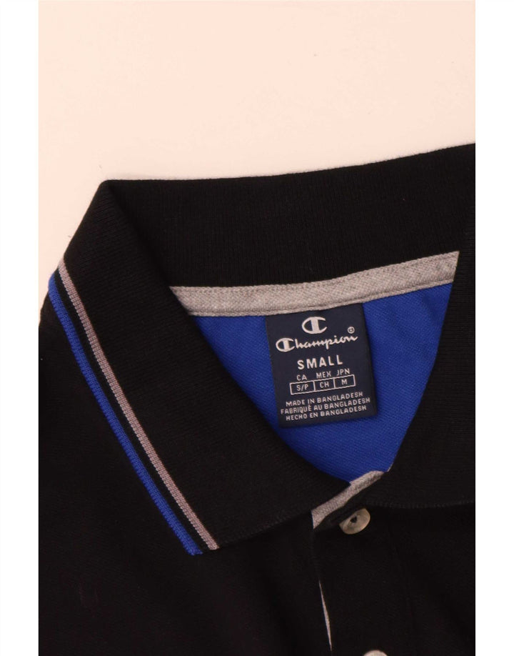 Tricou Polo pentru bărbați Champion Mic Negru