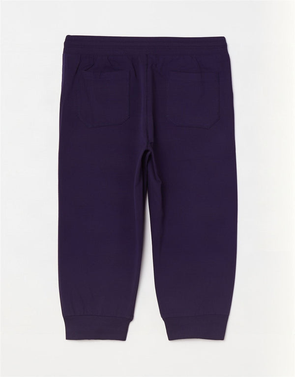 Pantaloni de trening Capri pentru femei Champion Pantaloni de jogging UK 18 XL Bumbac bleumarin