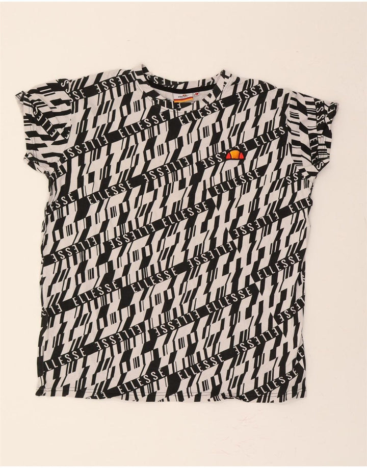 ELLESSE Mens Graphic T-Shirt Top Small White Cotton Vintage Ellesse and Second-Hand Ellesse from Messina Hembry 