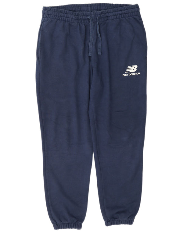 Pantaloni de trening pentru bărbați New Balance Pantaloni de jogging mari bleumarin