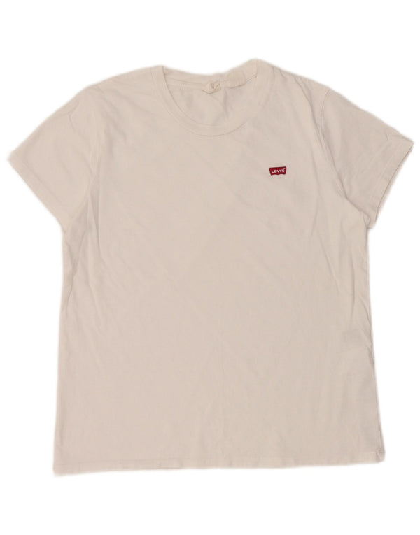 Tricou pentru femei Levi's Top UK 12 Medium White Bumbac