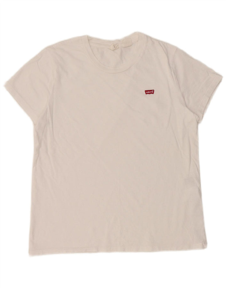 Tricou pentru femei Levi's Top UK 12 Medium White Bumbac