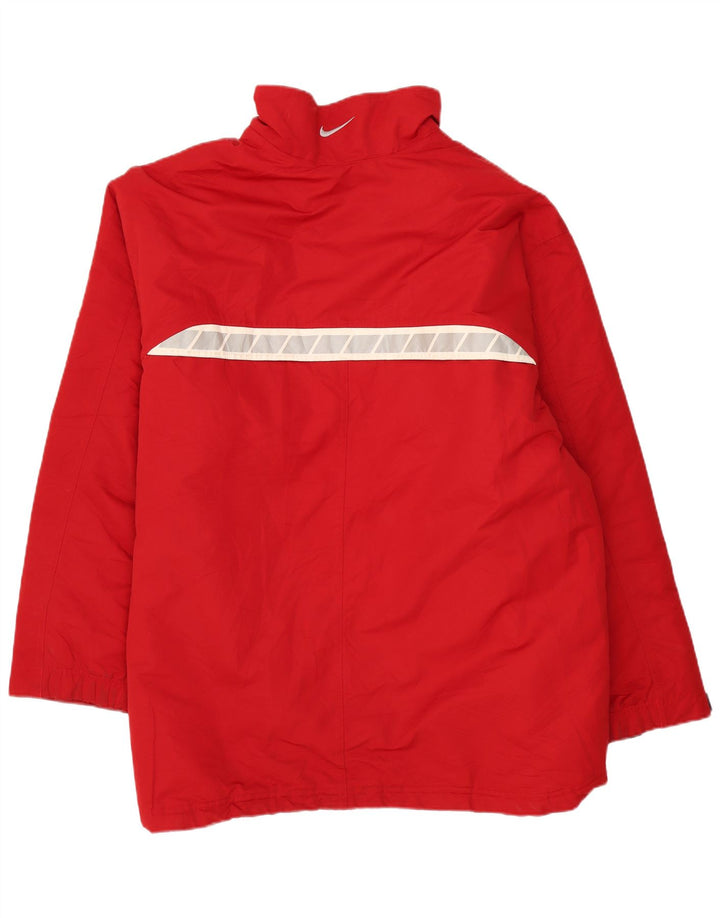 Jachetă de vânt pentru bărbați Nike UK 44 2XL, roșu, poliester color bloc