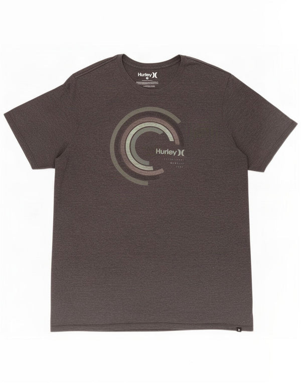 Tricou grafic pentru bărbați Hurley Top 2XL bumbac gri