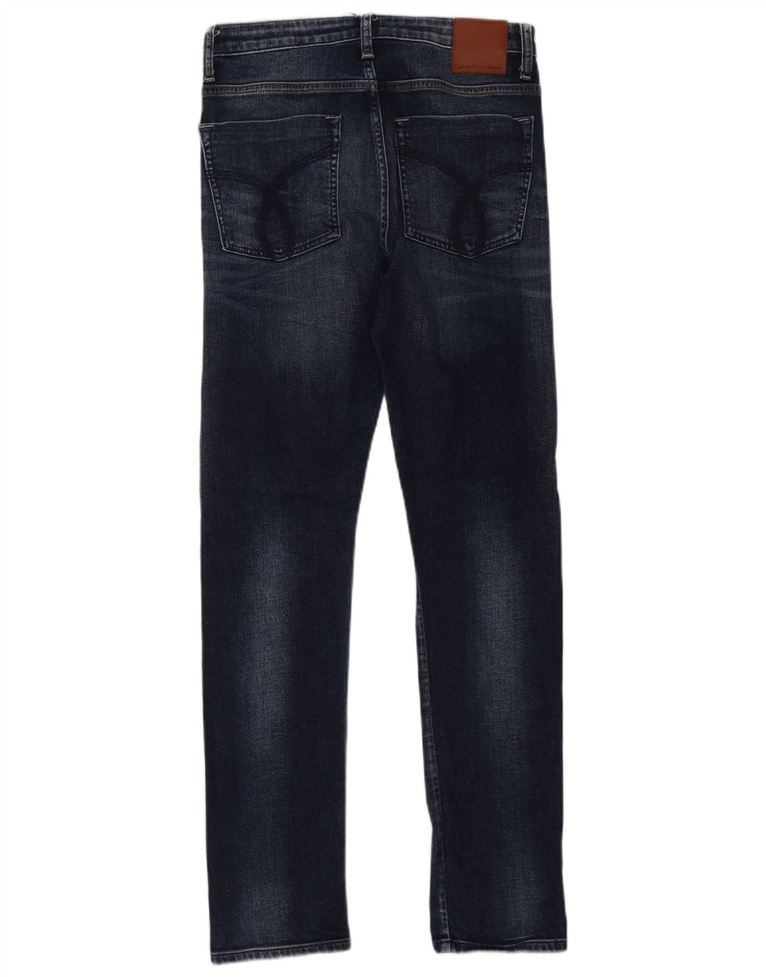 Blugi slim pentru femei Calvin Klein W29 L30 bumbac bleumarin