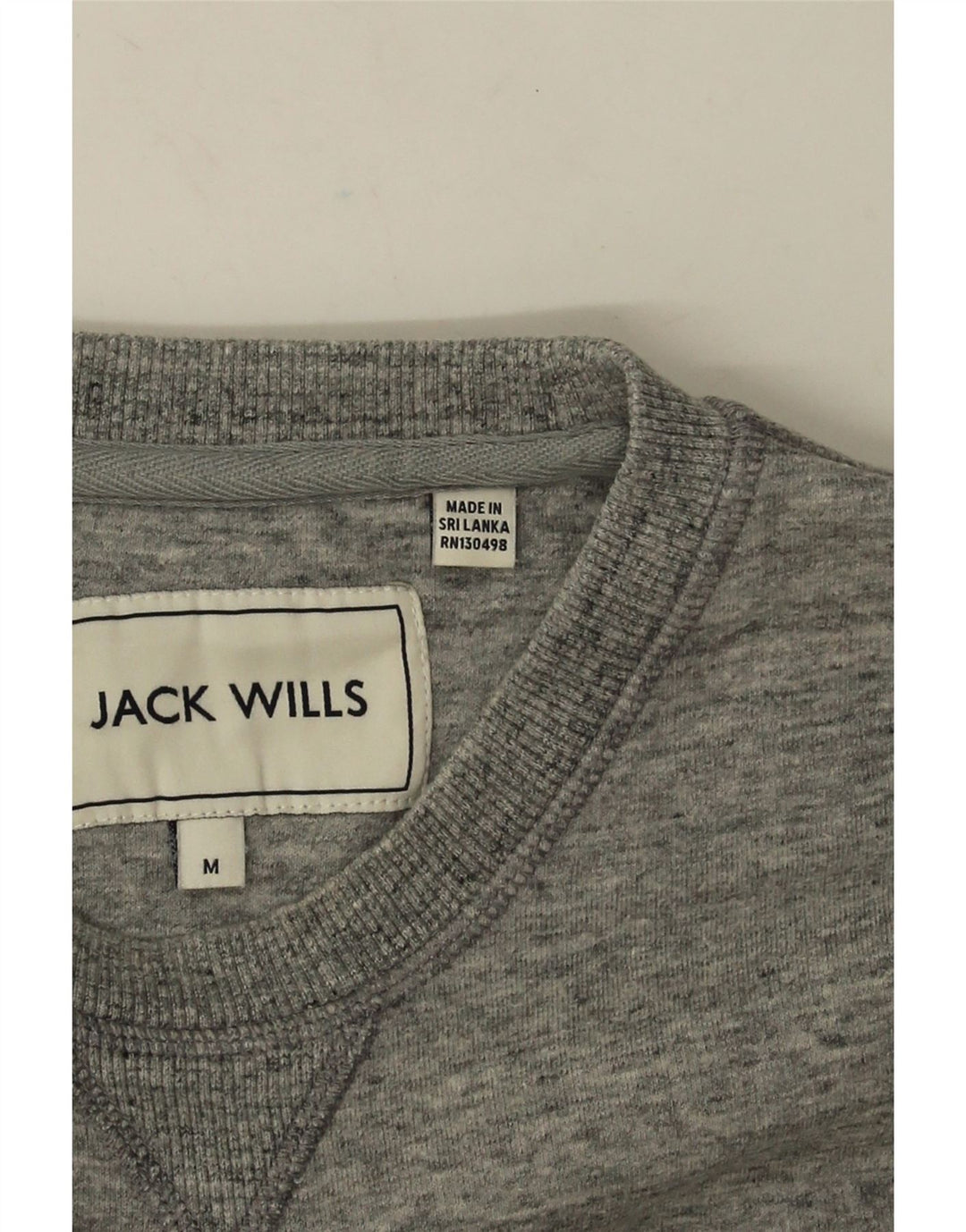 Pulover Jack Wills pentru bărbați, bumbac cu pete, gri mediu