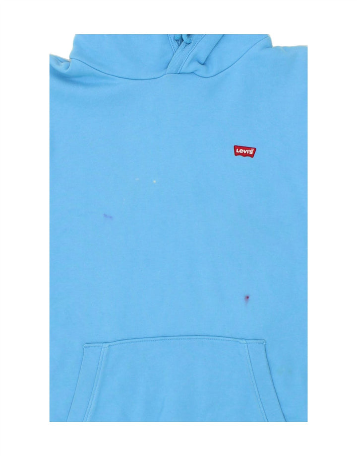 LEVI'S Mens Hoodie Jumper XS Blue Cotton Vintage Levi's and Second-Hand Levi's from Messina Hembry 