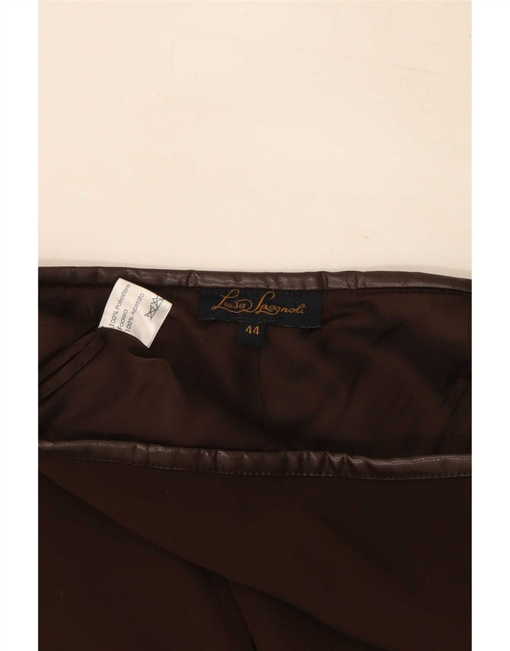 Fusta Maxi pentru Damă Luisa Spagnoli IT 44 Medium W30 Maro Poliester