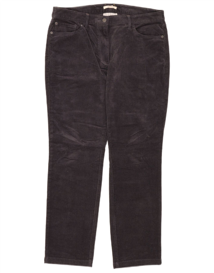 WHITE STUFF Pantaloni drepti din velur pentru bărbați UK 16 Large W32 L32 Bleumarin