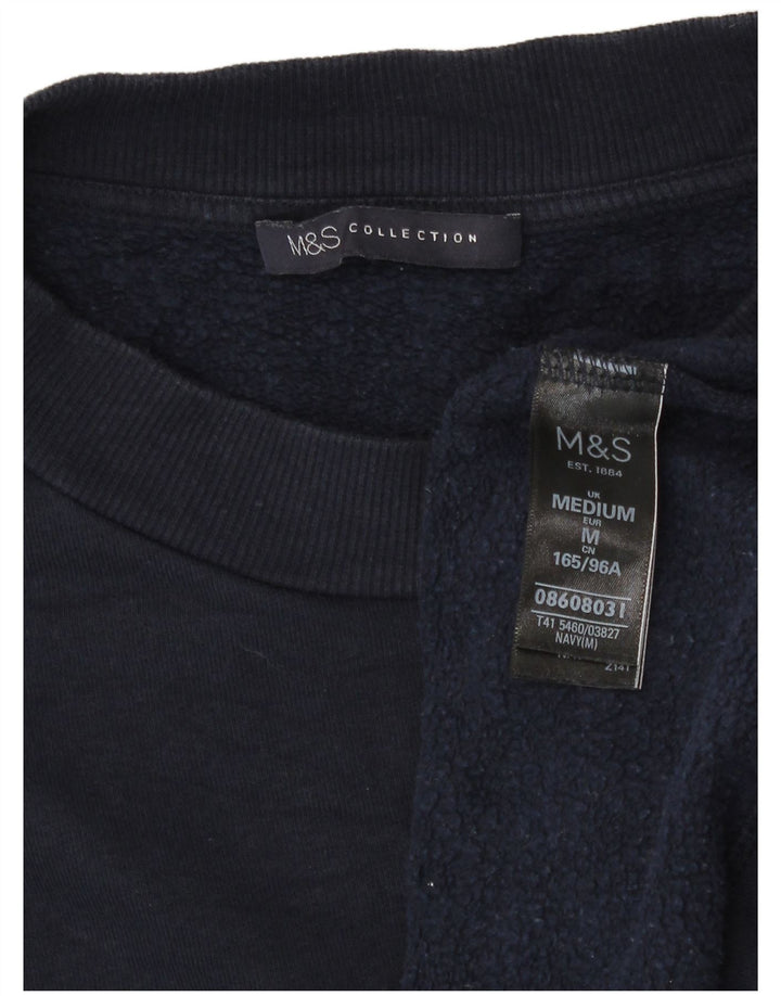 Pulover supradimensionat pentru femei Marks & Spencer UK 14 Medium Bleumarin