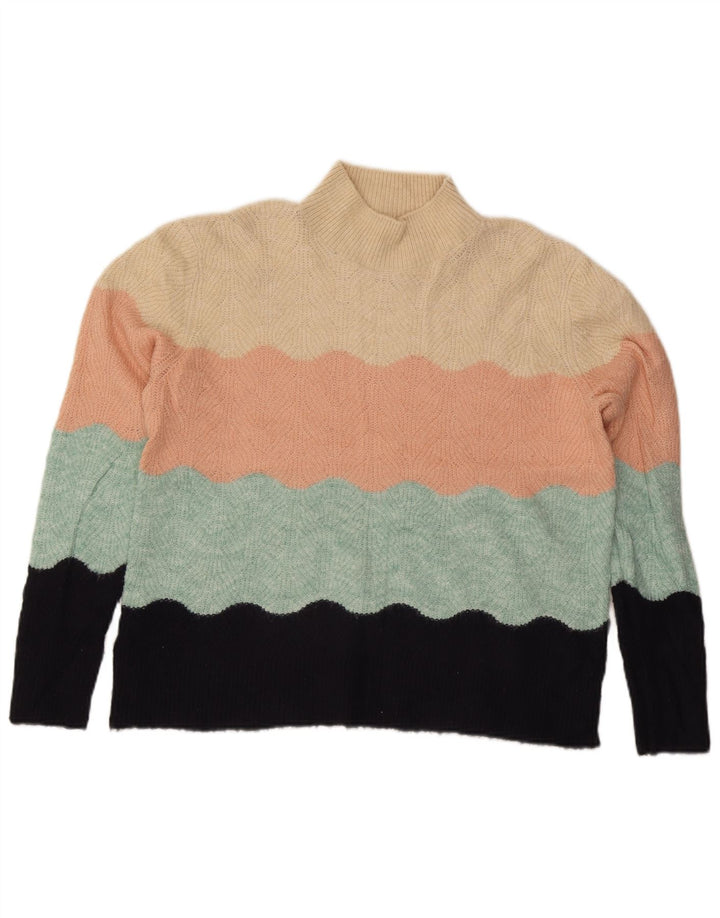 Pulover cu gât țestoasă pentru femei Oasis UK 16 mare, multicolor
