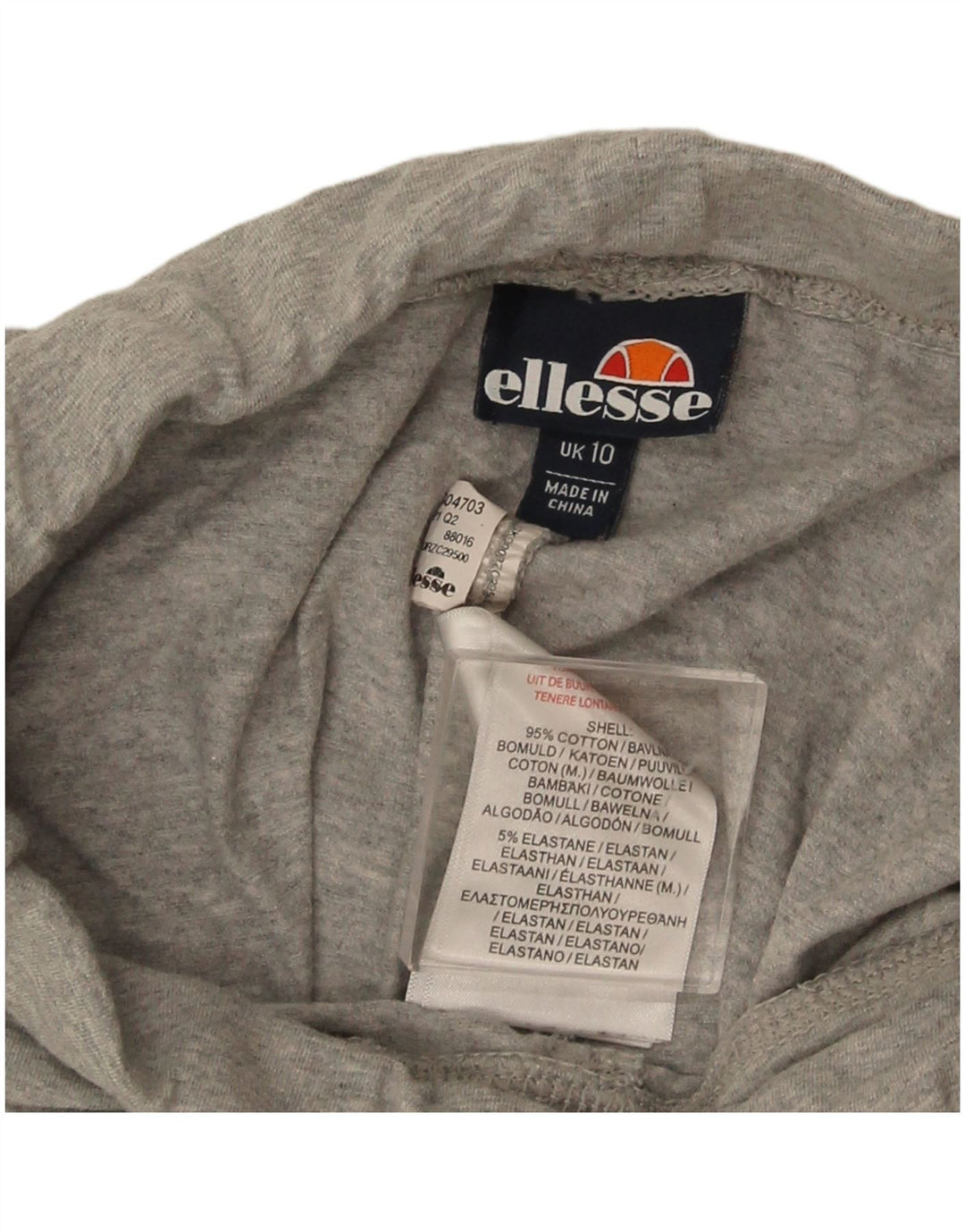 Leggings cu grafic pentru femei Ellesse UK 10, bumbac gri mic
