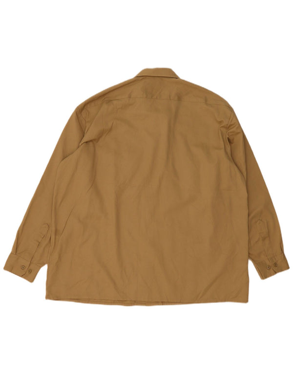 Cămașă pentru bărbați Dickies 2XL Maro Poliester