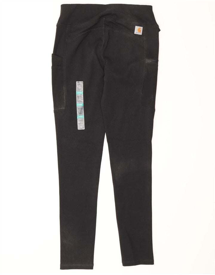 Leggings obișnuiți pentru femei Carhartt US 0/2 XS Nylon negru