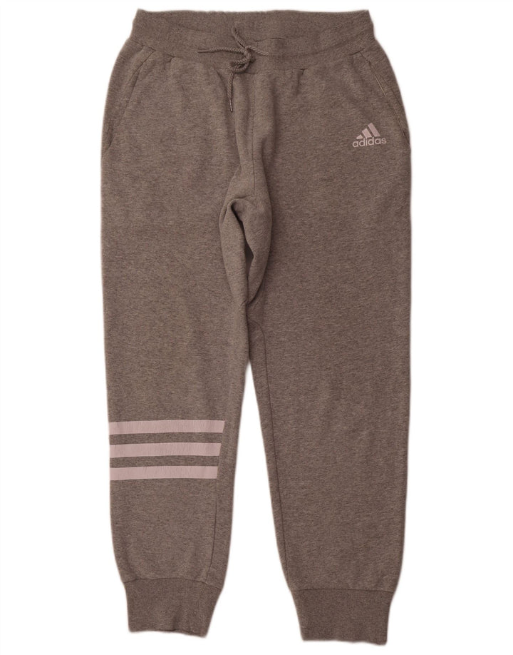 Pantaloni de trening ADIDAS pentru bărbați Joggeri mari, gri bumbac
