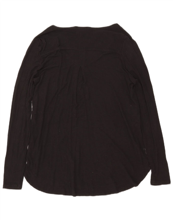 Essentials Top supradimensionat pentru femei cu mânecă lungă UK 14 Medium Black Viscose