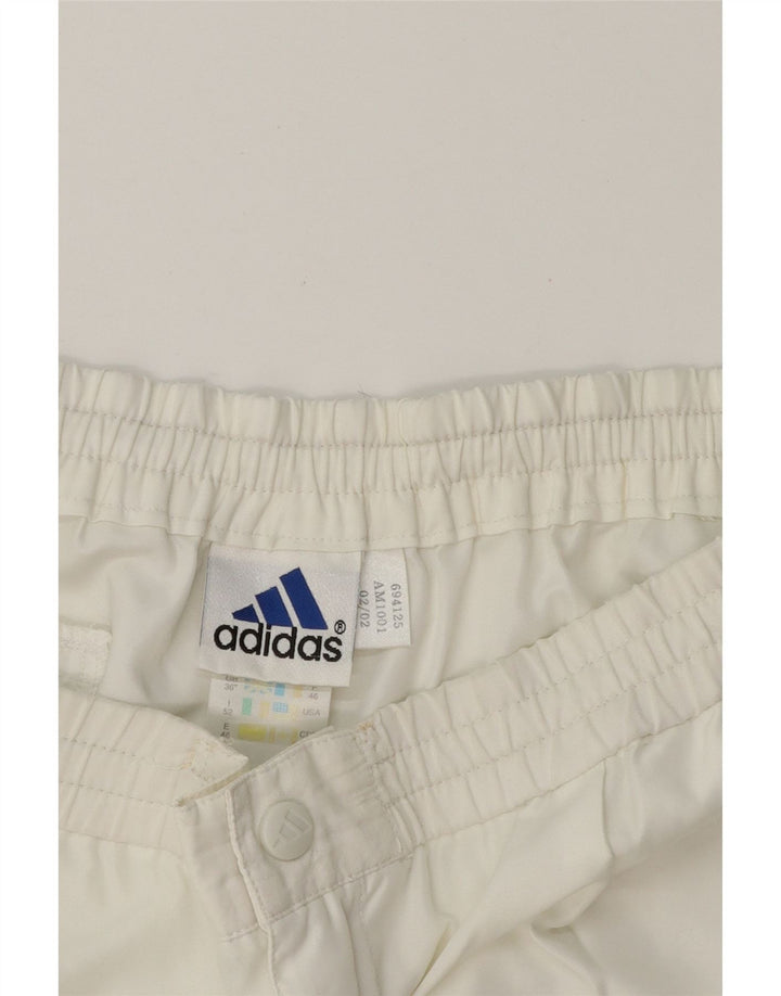 ADIDAS Mens Chino Shorts W36 Large White Polyester Vintage Adidas and Second-Hand Adidas from Messina Hembry 