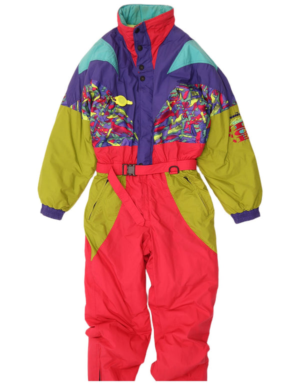 Salopetă de schi cu glugă Diadora pentru femei UK 18 XL poliester color bloc roșu