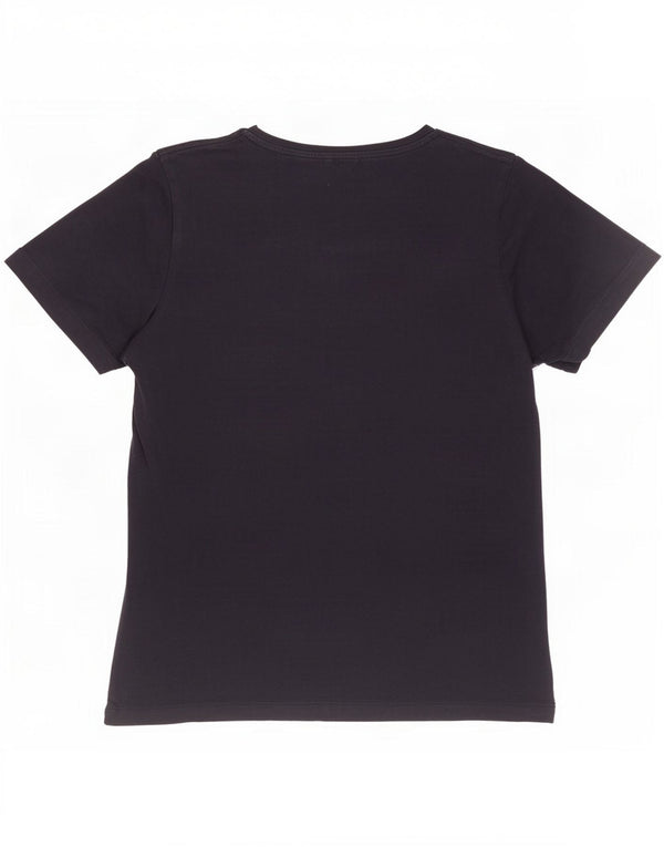Tricou grafic Tommy Hilfiger pentru femei Top UK 10 mic Bumbac bleumarin