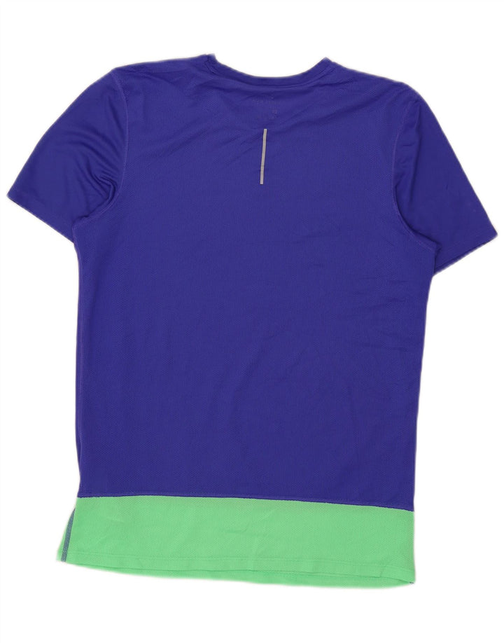 Tricou Nike Dri Fit pentru femei Top UK 14 Medium Blue Colorblock Poliester