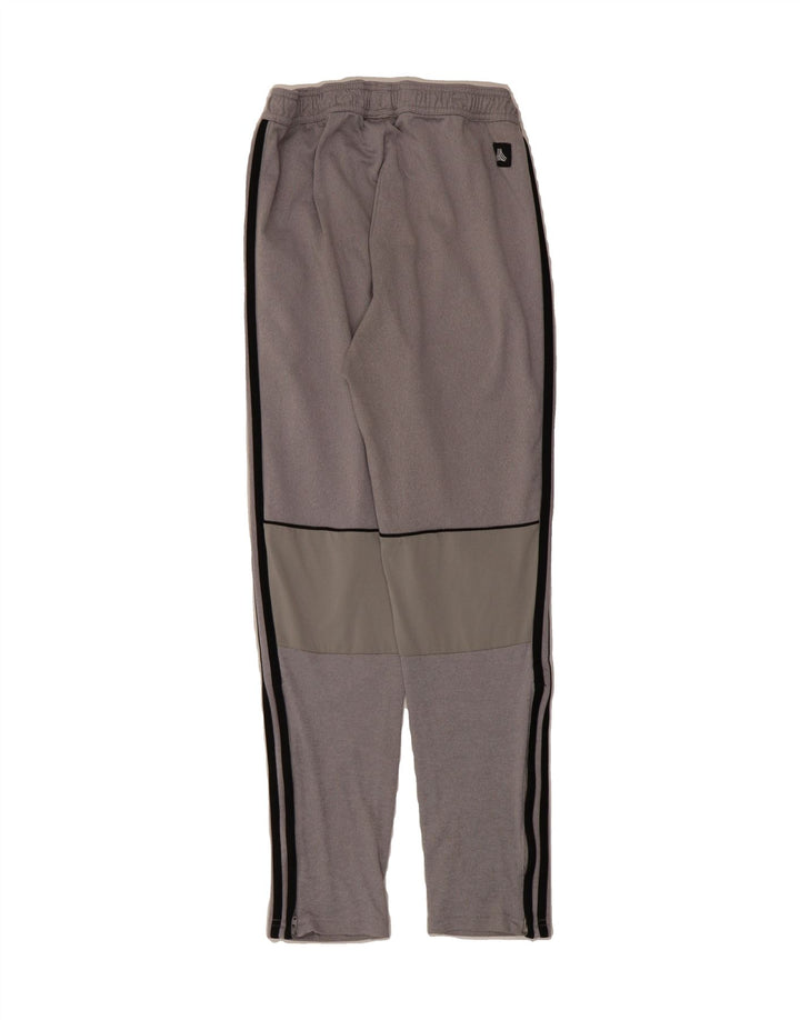 ADIDAS Womens Tracksuit Trousers UK 12 Medium  Grey Colourblock Polyester Vintage Adidas and Second-Hand Adidas from Messina Hembry 