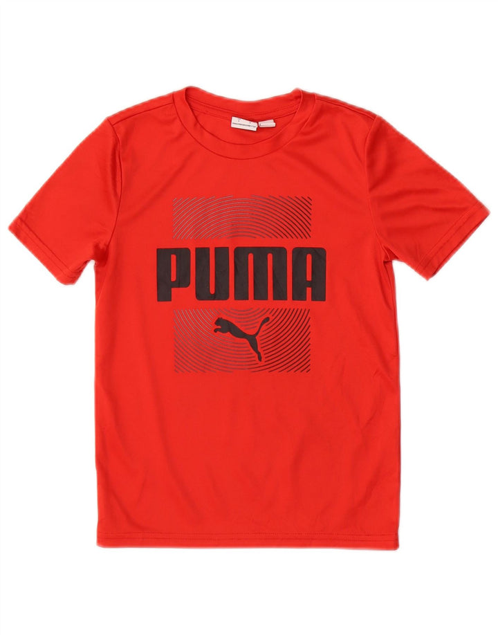 Tricou grafic Puma pentru băieți Top 5-6 ani roșu