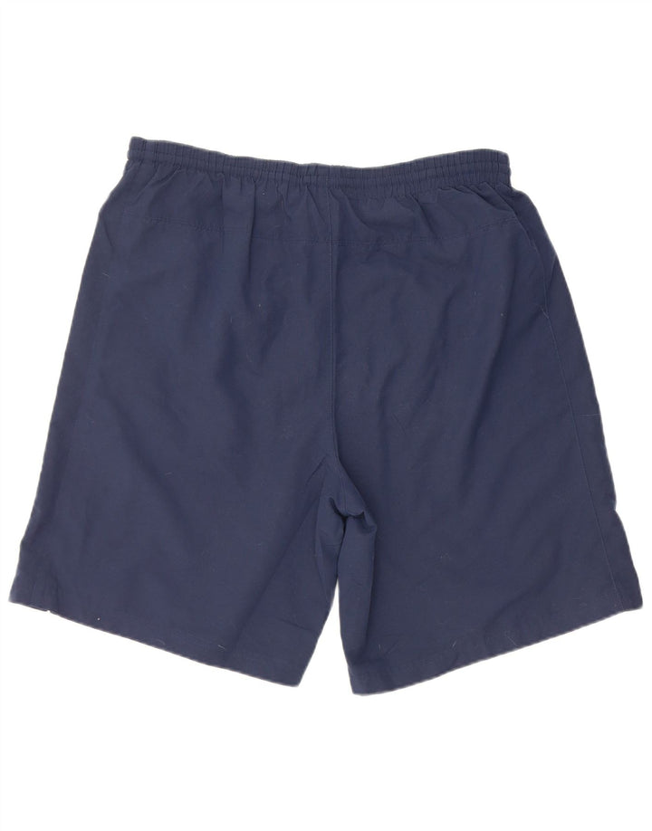 Pantaloni scurți sport grafic Umbro pentru bărbați, mari, bleumarin, poliester