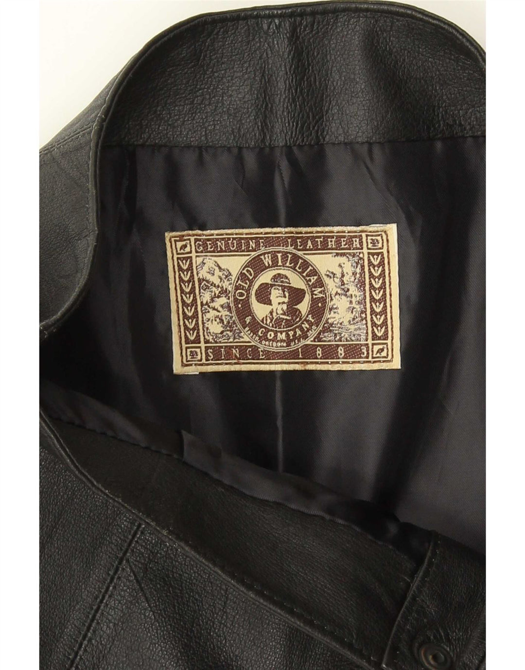 Fusta Mini din piele vintage pentru femei W25 XS piele neagră