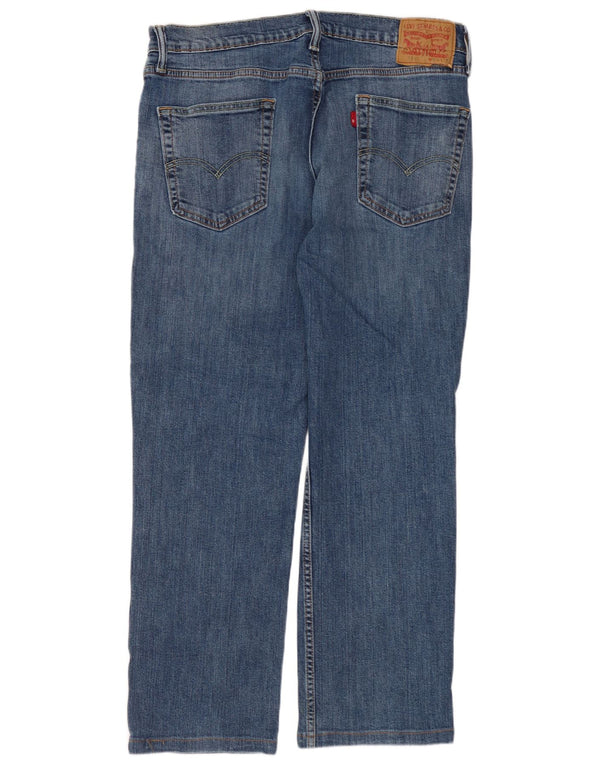 LEVI'S Blugi Distressed Straight 514 pentru bărbați L34 L27 Bumbac albastru