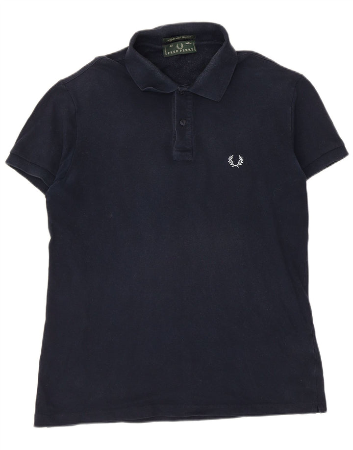 Cămașă polo Fred Perry pentru bărbați Mărimea 42 Bumbac bleumarin mediu
